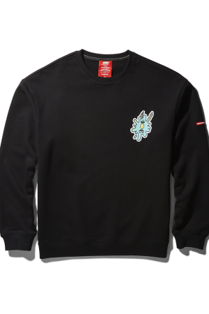 SPONGEBOB SPLAT PULLOVER SWEATER (BLACK)