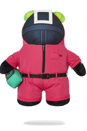 SQUID GAME COLLAB PINK SOLDIERS BEAR BACKPACK