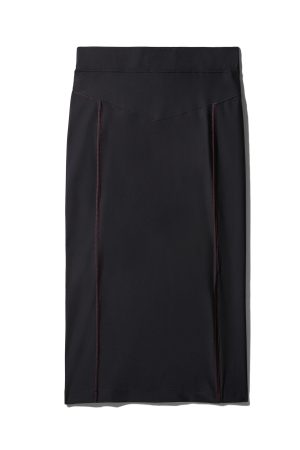 LONGUETTE SKIRT (BLACK)