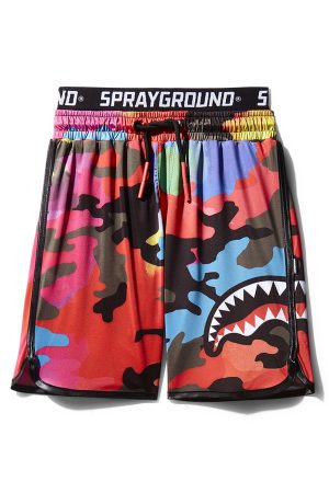KIDS CAMOBURST SWIM TRUNKS