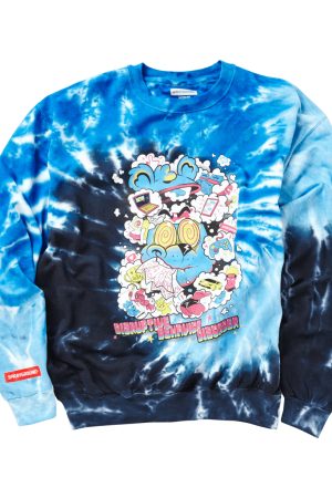 DISRUPTIVE BEHAVIOR DISORDER CREW ROYAL BLUE TIE DYE