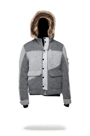 JAPAN STRIPE KNIT CHOPPER JACKET