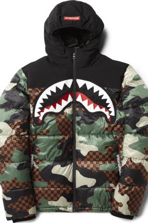 CAMO CHECKERED PUFFER