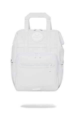 HEAVY METAL SHARK WHITE OUT BIZ TOP OPENER BACKPACK