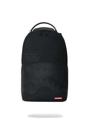 SHARK CENTRAL (BLK ON BLK) BACKPACK (DLXV)