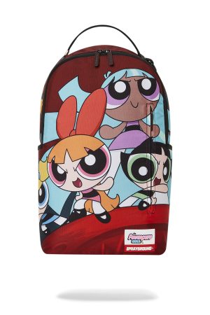 POWERPUFF GIRLS NEVER BACK DOWN BACKPACK