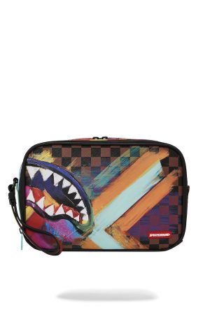 SHARKS IN PARIS CITY STREAKS TOILETRY BAG