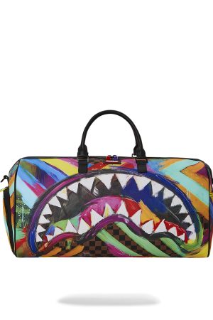 SHARKS IN PARIS CITY STREAKS DUFFLE