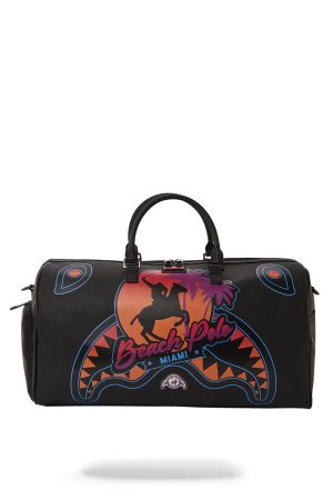 MIAMI BEACH POLO COLLAB DUFFLE (BLACK)